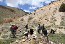 گزارش تصویری بازدید رئیس  و دانشجویان کارشناسی ارشد معدن ، نفت و ژئوفیزیک ازمعدن بوکسیت تاش 